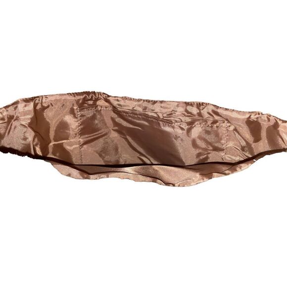 NEW Victoria Secret PINK Fuzzy Cozy Brown Plush Sherpa Tote Bag - Picture 4 of 7